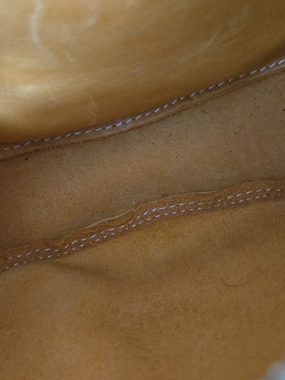 Portland Leather Round Crossbody in Yellow Tan 9”